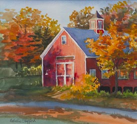 October – "Goshen Barn in Fall / Goshen"