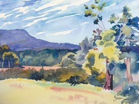 September - "View from the Valley / Easthampton"