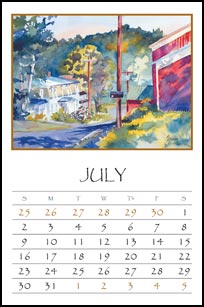 2021 Hilltown Calendar-typical page