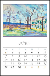 2024 Hilltown Calendar-typical page
